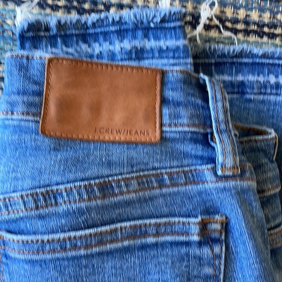 J.Crew 8” Toothpick Blue Jean with Let-Down Hem size 25 - Picture 9 of 9
